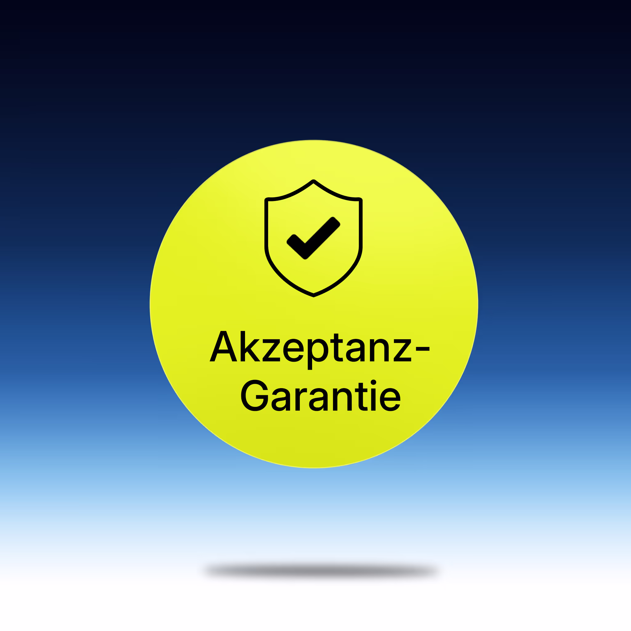 Akzeptiert. Sonst Geld zurück.